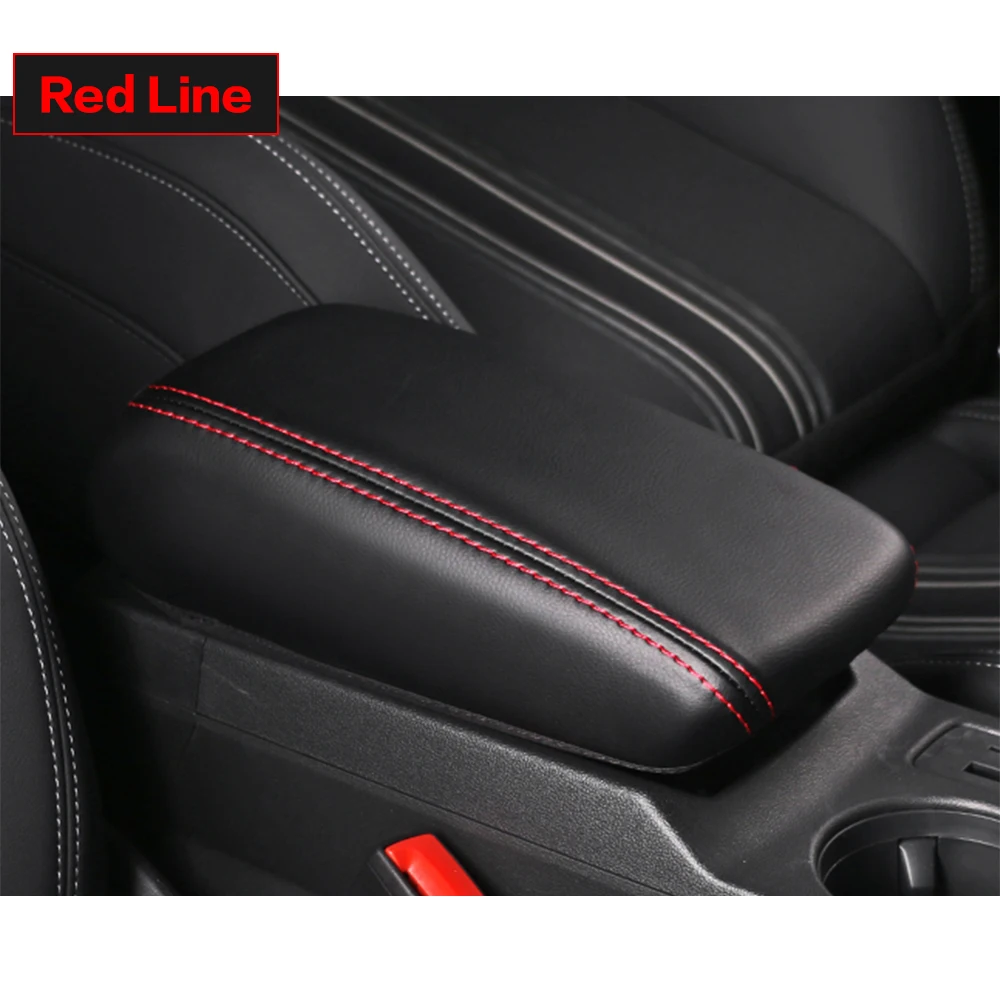 1Pcs Car Armrests Box Cover Decoration Interior Accessories For Audi A3 8P 8V 2003 2004 2005 2006 2007 2008- 2017 2018 2019 2020