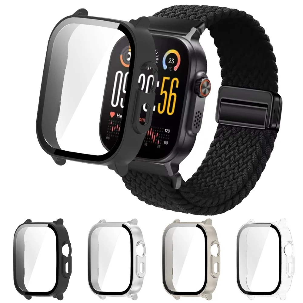 PC Case HD Tempered Glass for Realme Watch 5 Bumper Full Cover Protective Shell for Realme Watch 5 Screen Protector Accessories