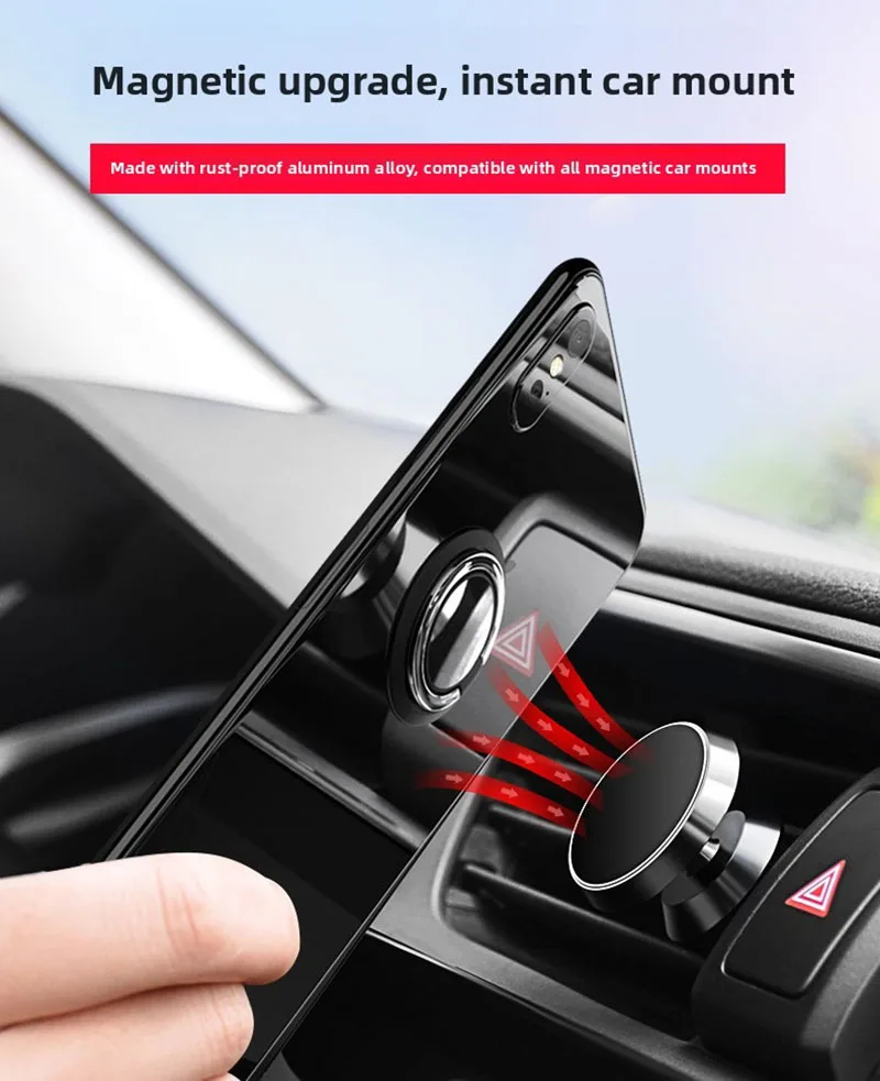 リング型の携帯電話ホルダー、クリエイティブなホルダー、あらゆるブランドやモデルの携帯電話に適しており、車での使用も可能、36