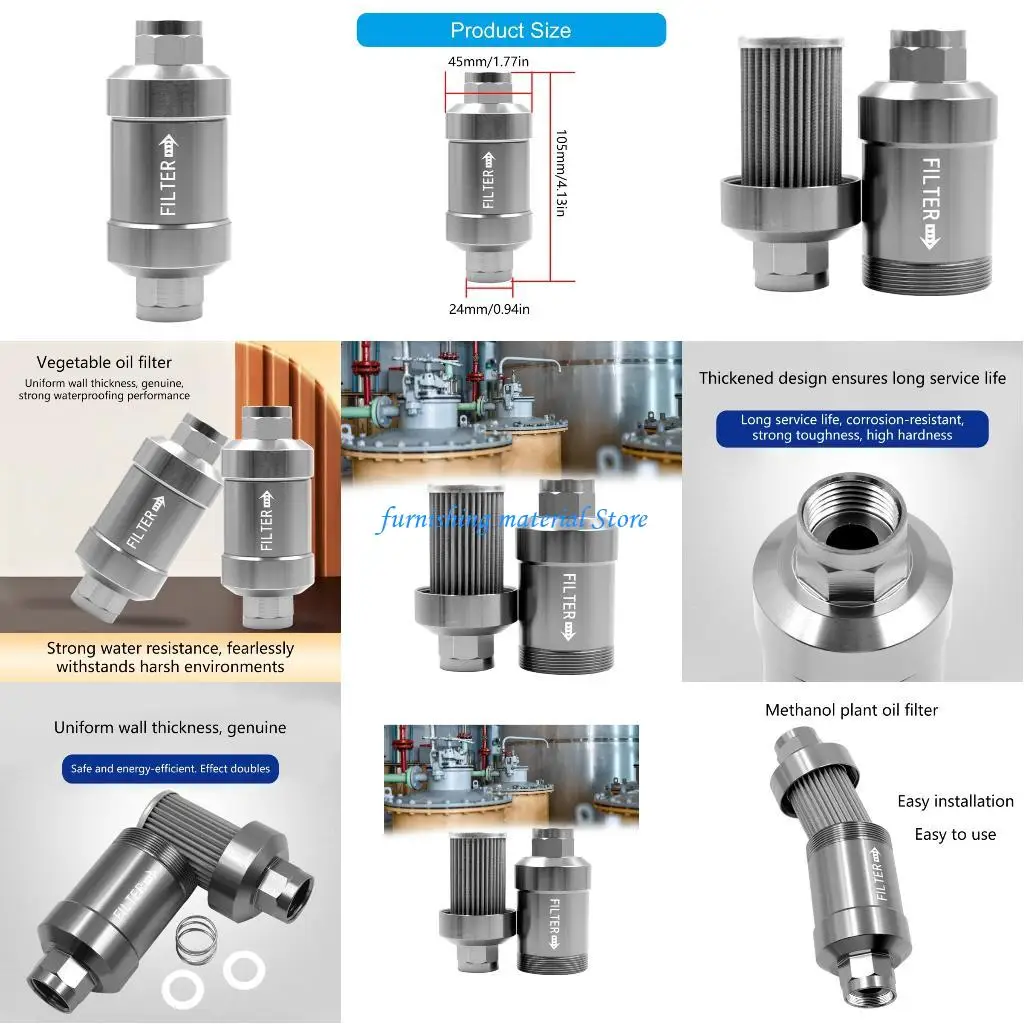 

Y5GD Efficient Fuels Filter for Fireplaces Washable Meshes Filter Diesels Burners