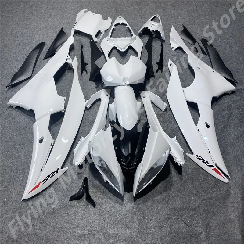 YZF R6 08 09 10 11 12 13 14 YZF 600 YZFR6 white black  YZFR6  YZF600 2008 2009 2010 2011 2012 2013 2014 Fairing for Yamaha