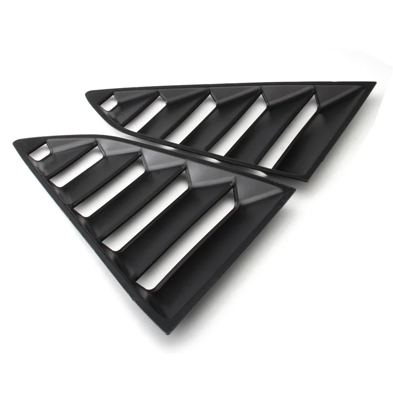 

Glossy Black 1/4 Rear Side Vent Quarter Window Louver Shutter Cover Trim Replacement Parts For 2016-2022 Chevy Camaro