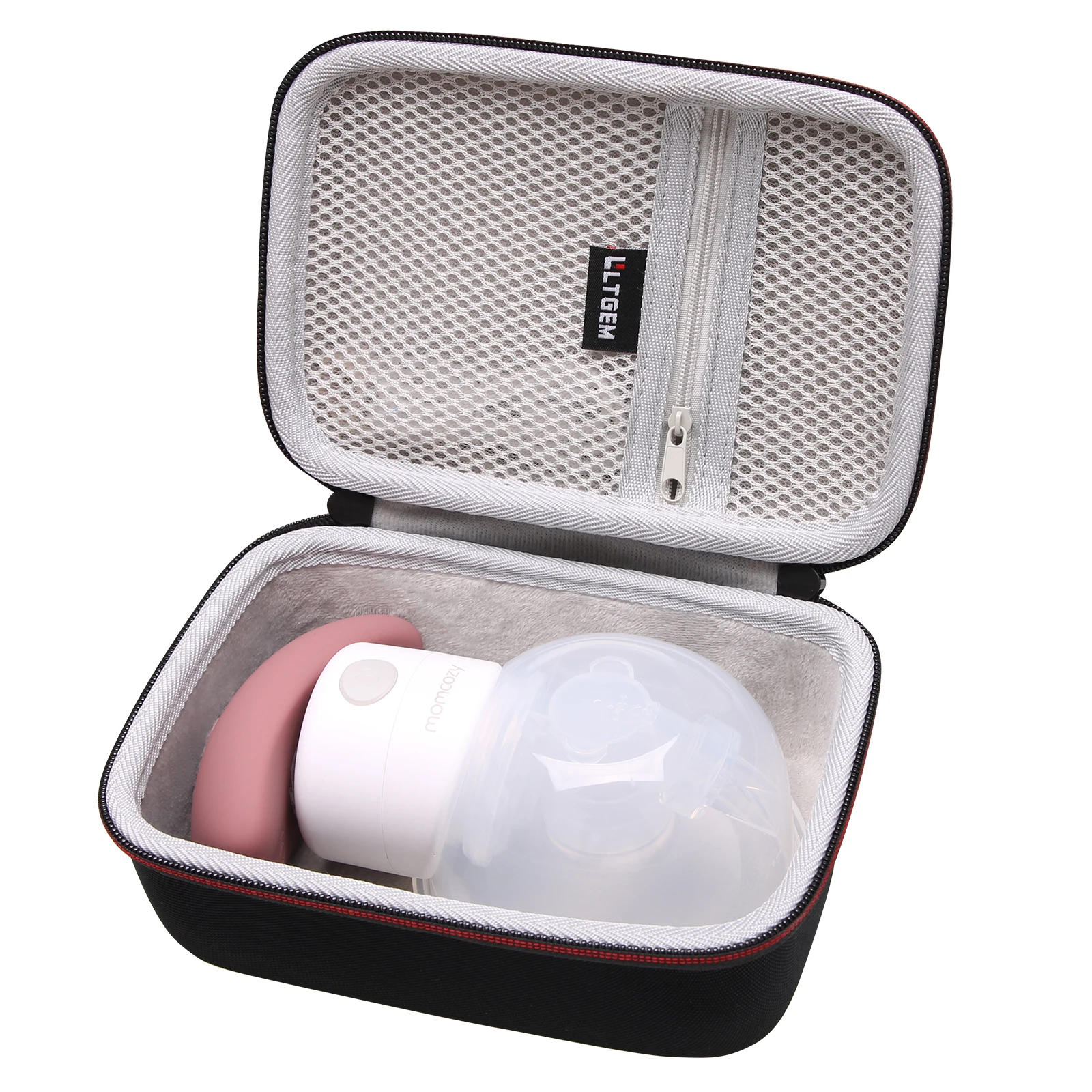 EVA Hard Case for Momcousy Wearable Breast Pump Momcozy Warming Lactation Massager 2-in-1 Protective Carrying Storage Bag