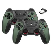 2Pcs Wireless Controller For PC Wireless Game Controller Hand Joystick For Television Computer Androids PC 2.4G Gamepad Remote