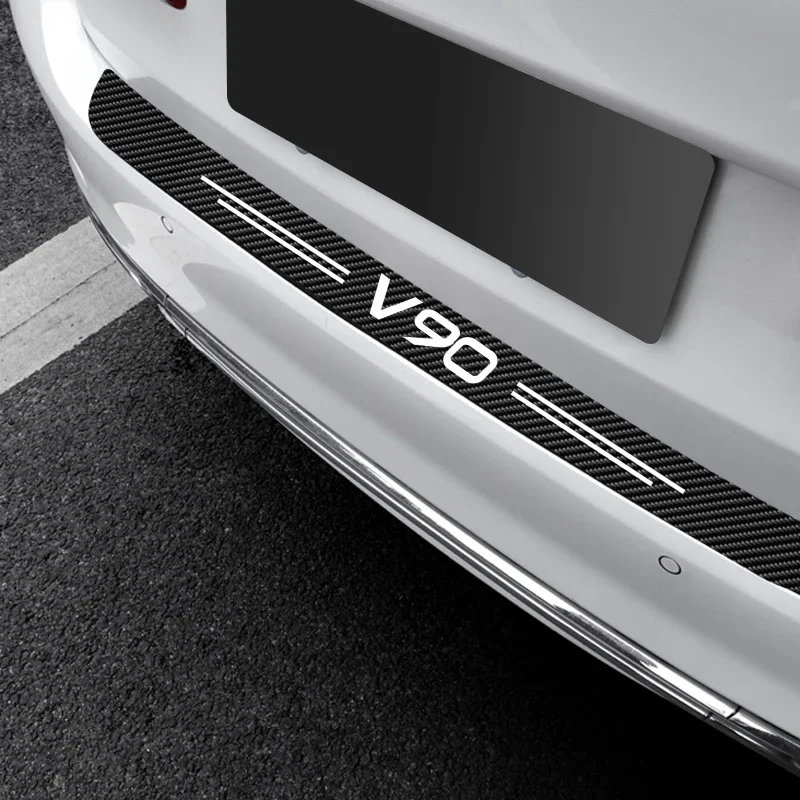 

1 шт., защитные наклейки на порог багажника автомобиля Volvo V90