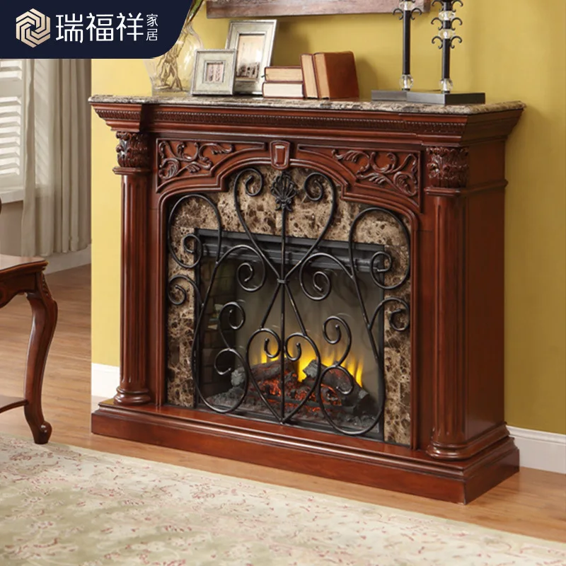 CX living room home entrance retro European simulation carbon fire 1.52 meters decorative cabinet