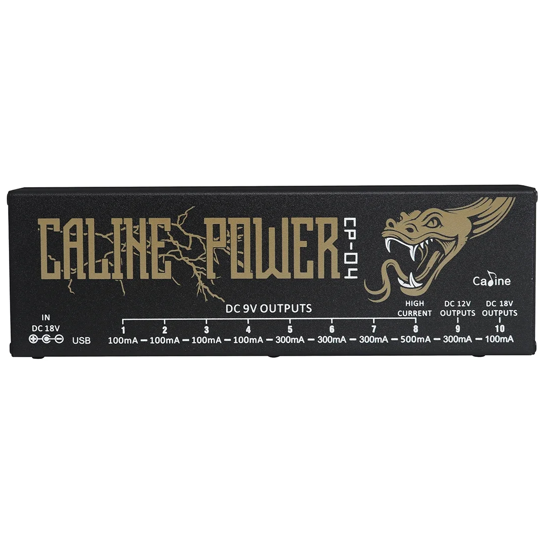 Caline CP-04 Guitar Effect Pedal  Short Circuit Overcurrent Protection Pedal Guitar Accessories Power Supply 10 Isolated Outputs - view 4