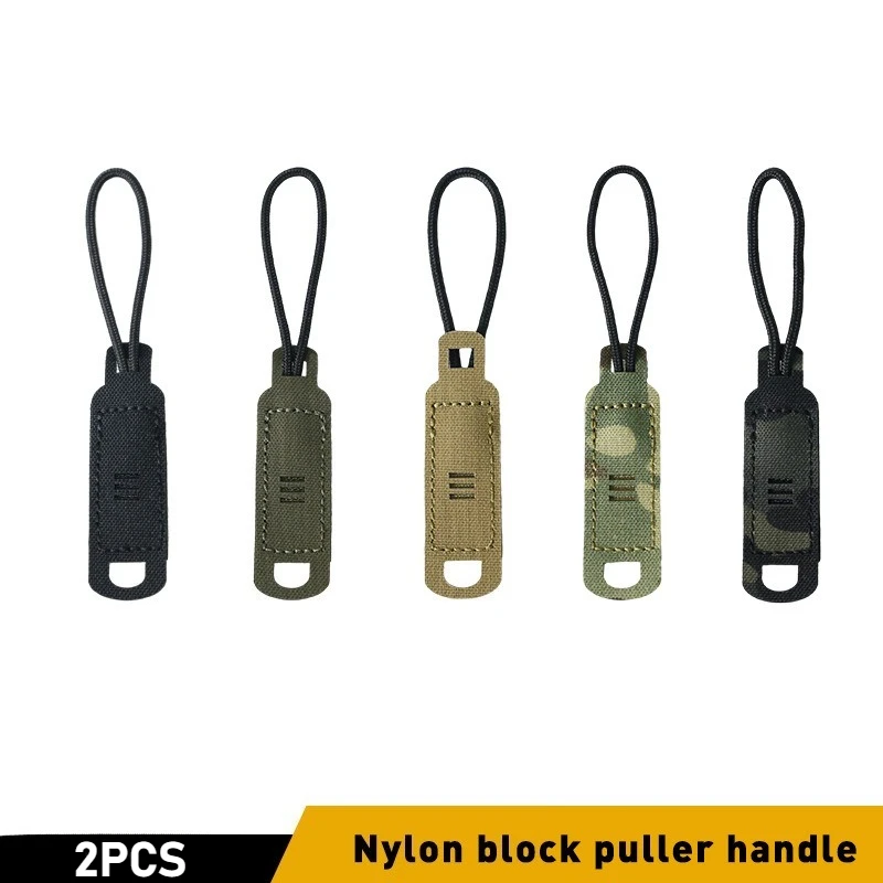 

2 шт., EDC, рюкзак с защитой от потери, молния, тянущая вкладка, брелок для ключей, индивидуальный поход, скалолазание, нейлоновая сумка на плечо, декоративные аксессуары