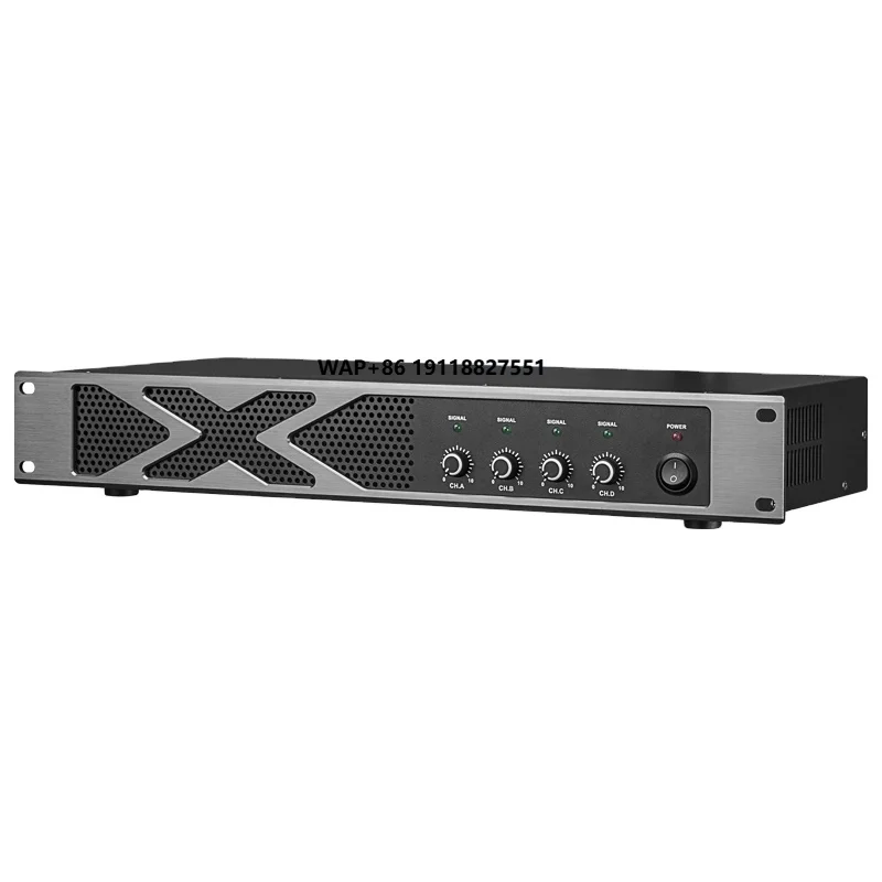 Xtuga X-4.5 4-Channel 500W*4 Professional Digital Stage Amplifier Plastic Professional Sonid De Amplificador