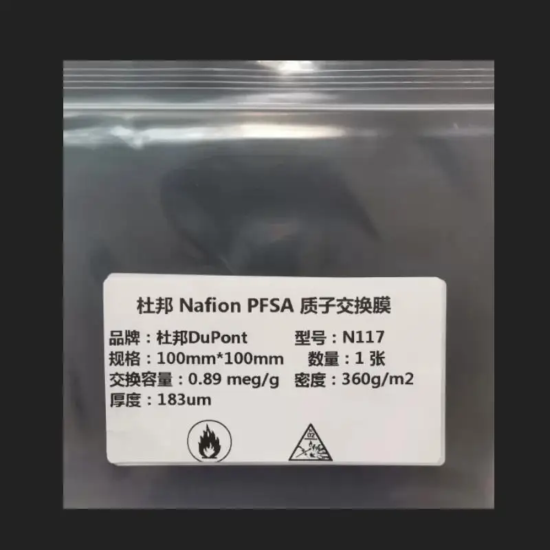 DuPont Proton Exchange Membrane Nafion N117/N115/N212 Perfluorosulfonic Acid PFSA Membrane