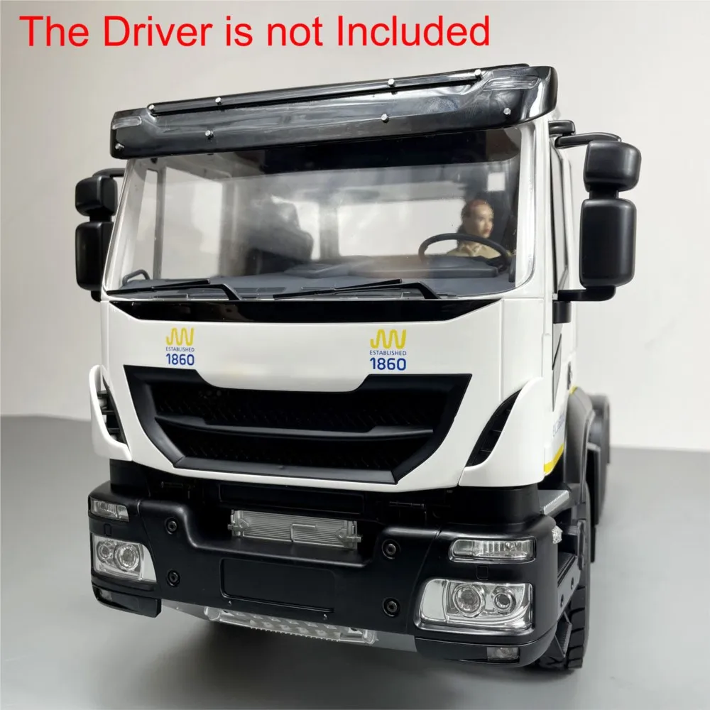 1/14 Trattore telecomandato per auto 4x4 Modello di camion RC a 2 velocità Sistema di illuminazione sonora