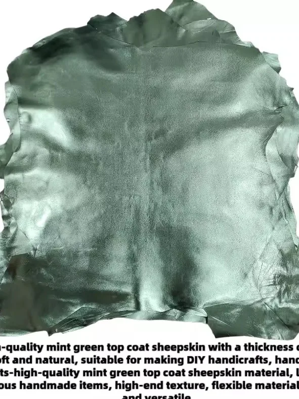 

Soft Hand Feel Genuine Sheep Leather Fabric Handmade DIY Home Fabric Art Sponge Pad 0810mm Thickness Animal Pattern