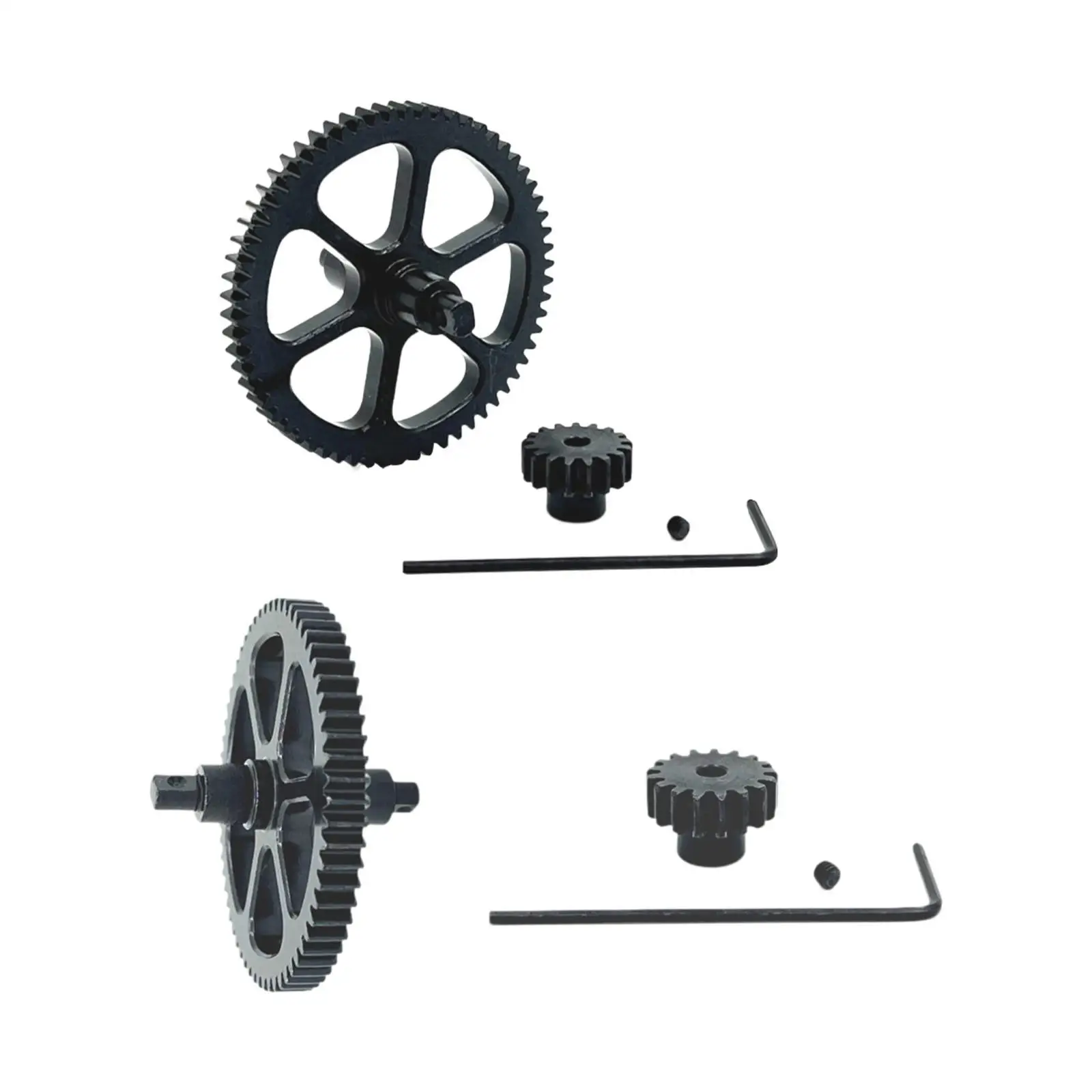 1/12 RC Gear Parti RC Stabilità del metallo Facile da installare Ingranaggio di ricambio, Accessorio modello RC per Wltoys Fy01 124006   12428 Fy03