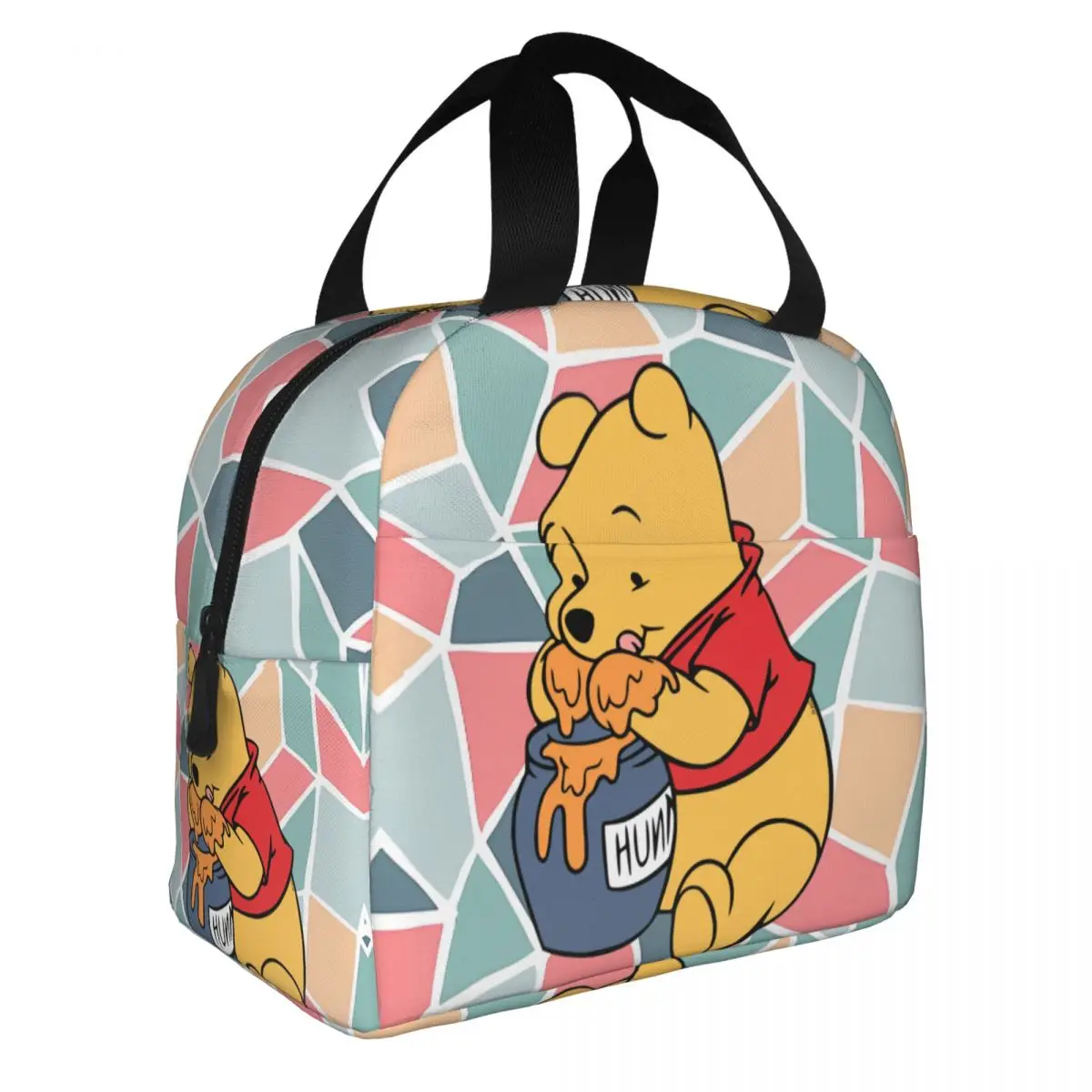 Famous Disney Animation Storage Bag Winnie the Pooh Grils Casual School Bento Box Multifunction