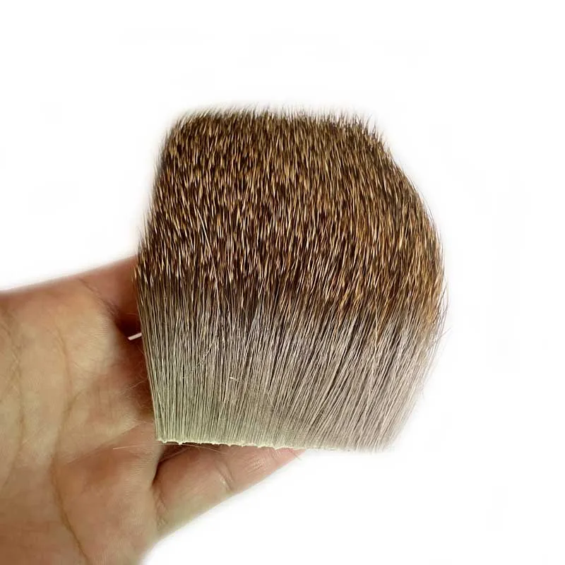 Kontemplator 1 szt. 5cm * 5cm naturalna kolorowy jeleń naszywka do włosów dla błotniaków hoppers humpies futro jelenia suche muchy ciała ogony skrzydła — zdjęcie 5