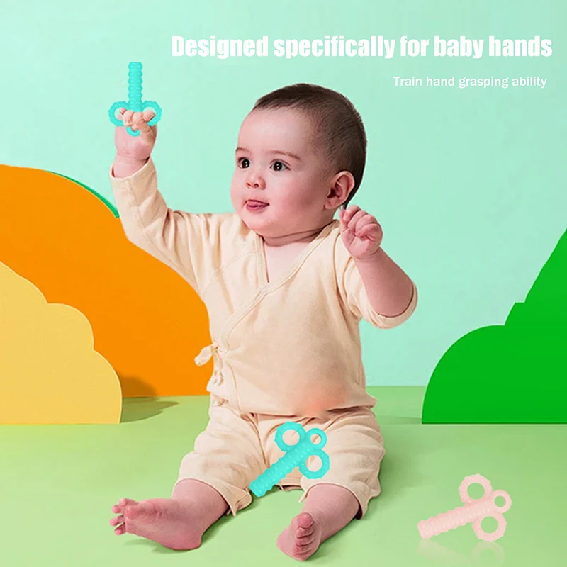 أطفال الكلام العلاج الأسنان مدلك الطفل مضغ أنبوب تلميح الأطفال للتحدث عن طريق الفم إعادة تأهيل العضلات قطار الحديث سيليكون أداة