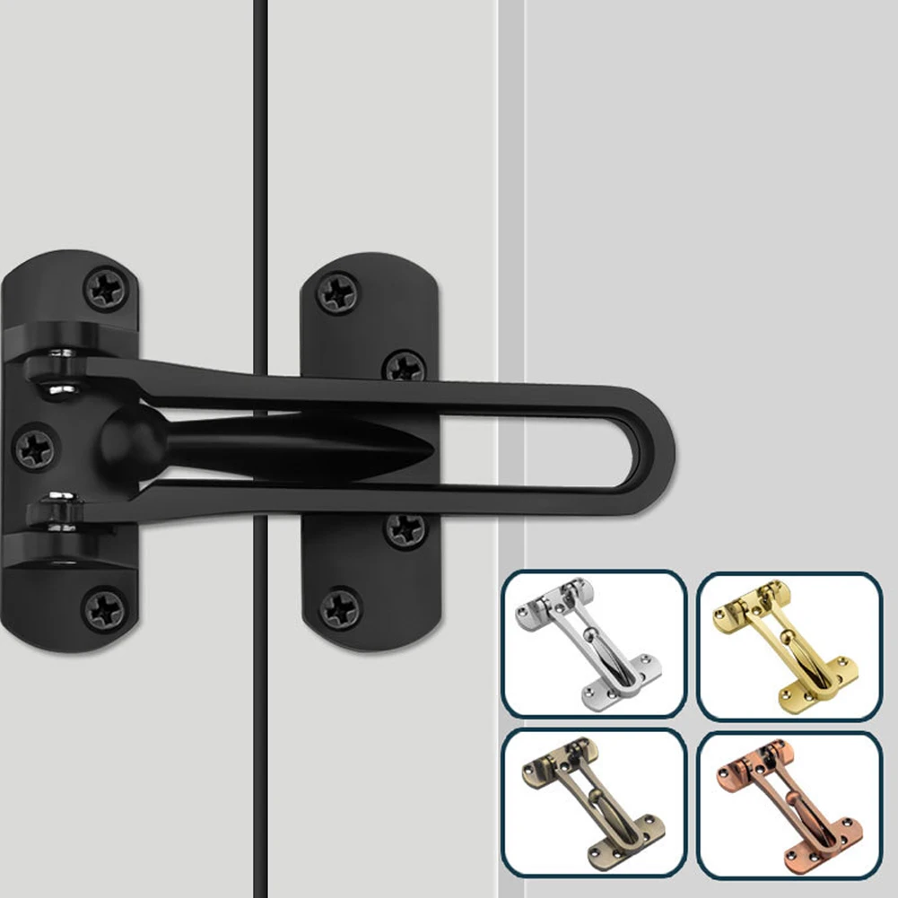 Brand New Swing Bar Lock Security Door Lock Green Bronze Red Bronze Silver Zinc Alloy Installation Is Quick And Easy