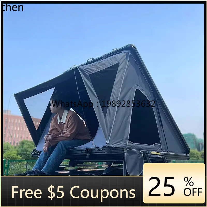 

roof tent outdoor automatic aluminum alloy SUV car tent