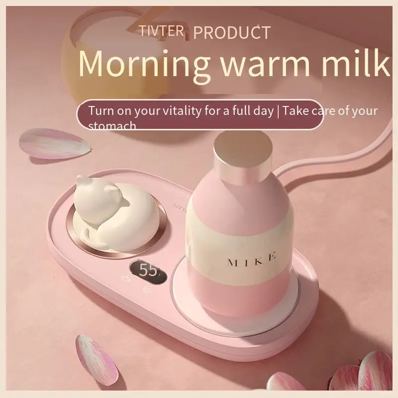 3 scaldino scaldino sottobicchiere promemoria acqua intelligente muto riscaldatore tazza a risparmio energetico spegnimento automatico