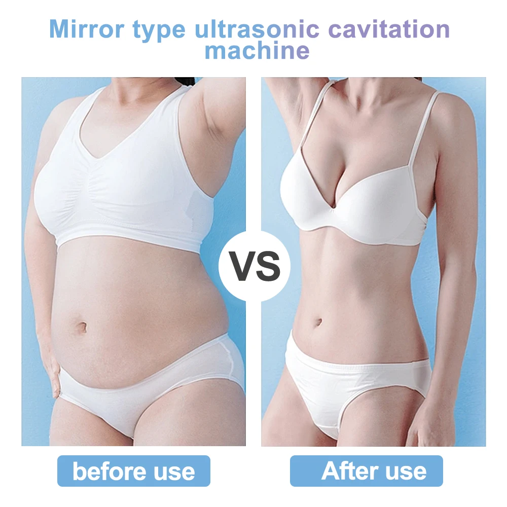 Ultrasonic 80KHz Cavitation Machine Body Massager Slimming Fat Burning Beauty Device Loss Burner Skin Tightening Weight Loss view 4