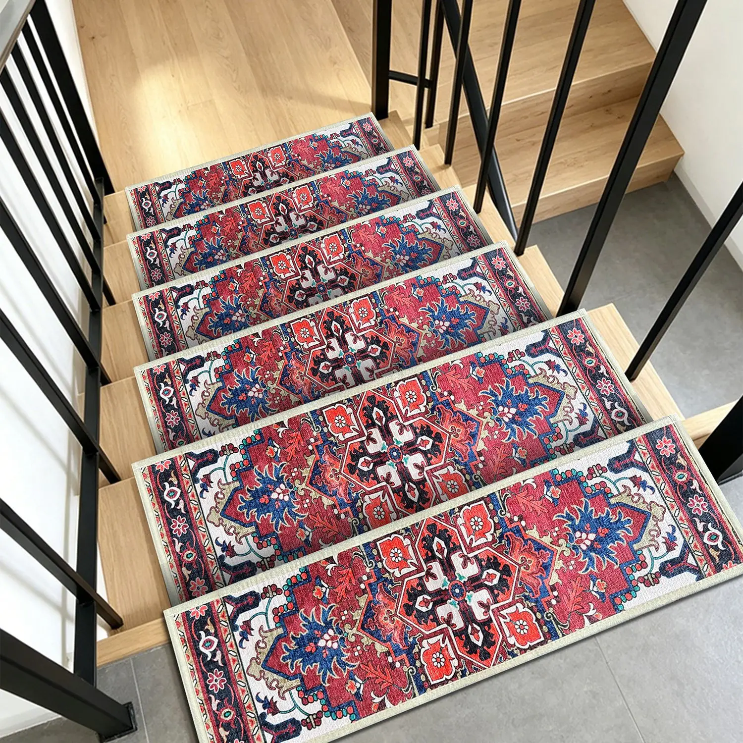 10-piezas-de-alfombrillas-antideslizantes-para-escaleras-de-estilo-bohemio-alfombras-de-chenilla-sin-adhesivo-para-el-hogar-tapetes-para-escalones