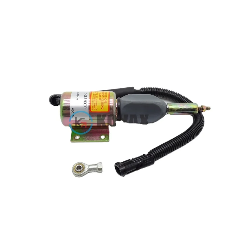

For excavator 120 160lc 200lc Re502474 Re516083 24v fuel cut-off solenoid valve Excavator