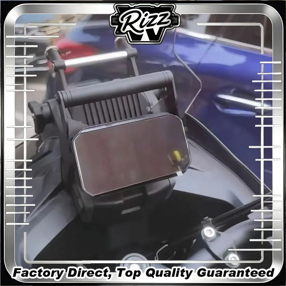 FOR CF700MT 2025 Special Windshield Extension Crossbar Solid Aluminum Reinforced Bar GPS Phone Mount Direct Bolt-On Modification