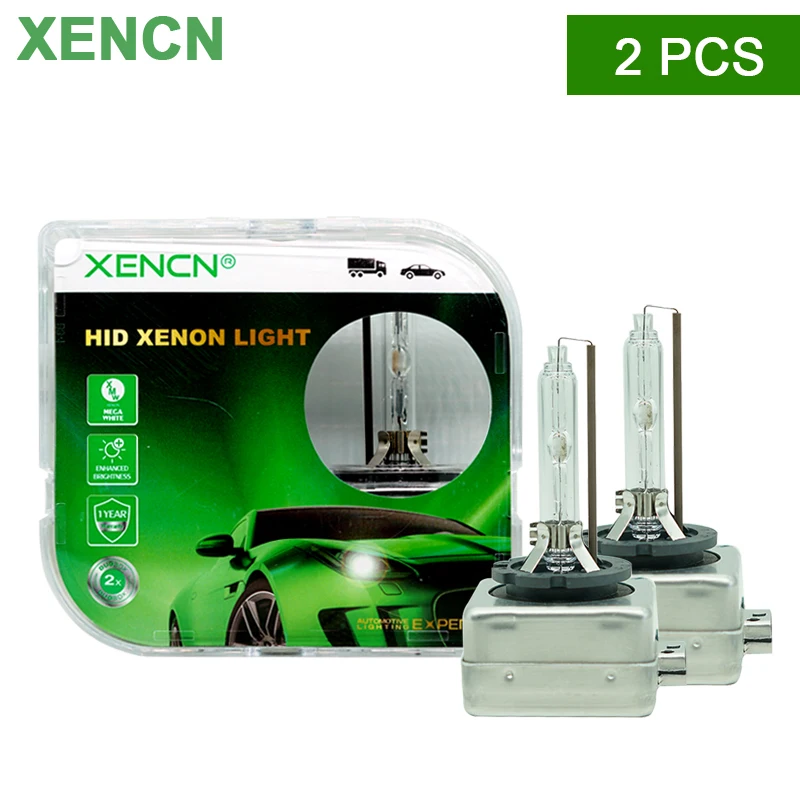 

XENCN D3S Xenon HID 35W Original Car Bulbs 4300K Standard Xenon White Light PK32D-5 OEM Quality Auto Lamp ECE D3 96340, Pair