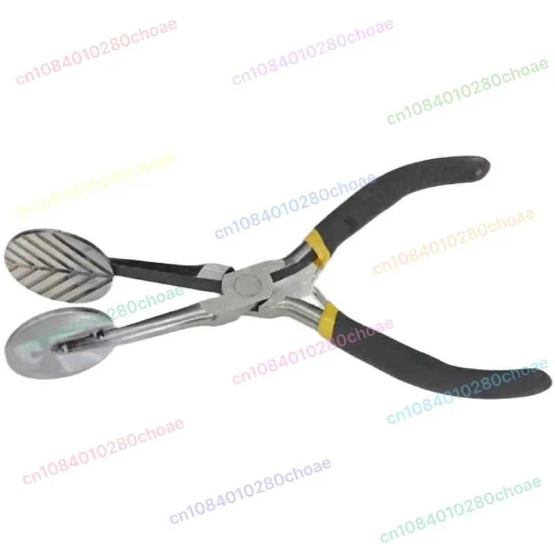 Leaf Vein Pliers for Glass Blowing, Specialty Serrated Jaw Pliers for Lampwork Bead Making and Glass Art Craft