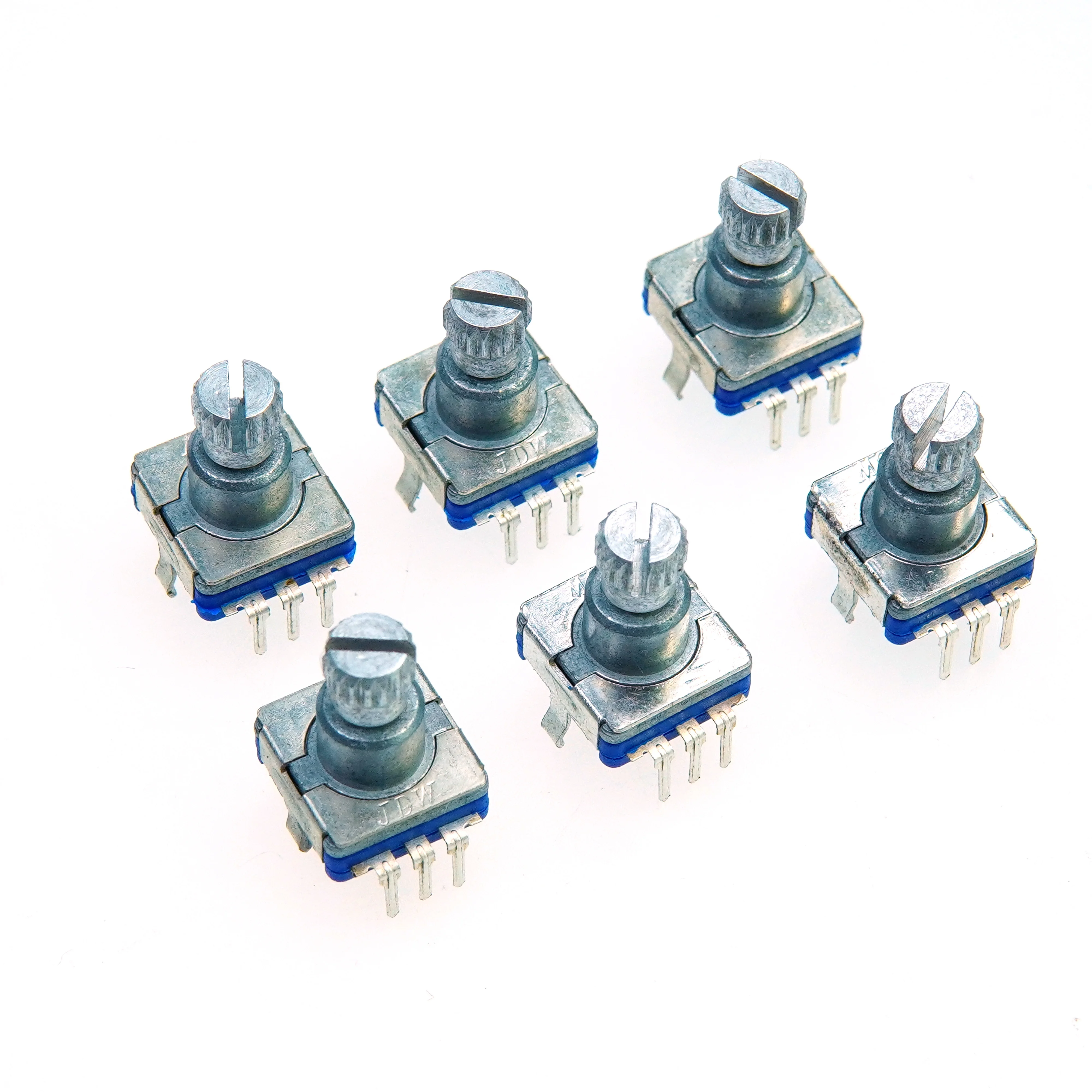 Rotary Code Switch EC11S Encoder EC11 w Push Button 5Pin Handle Long 12MM With A Built In Push Button Switch