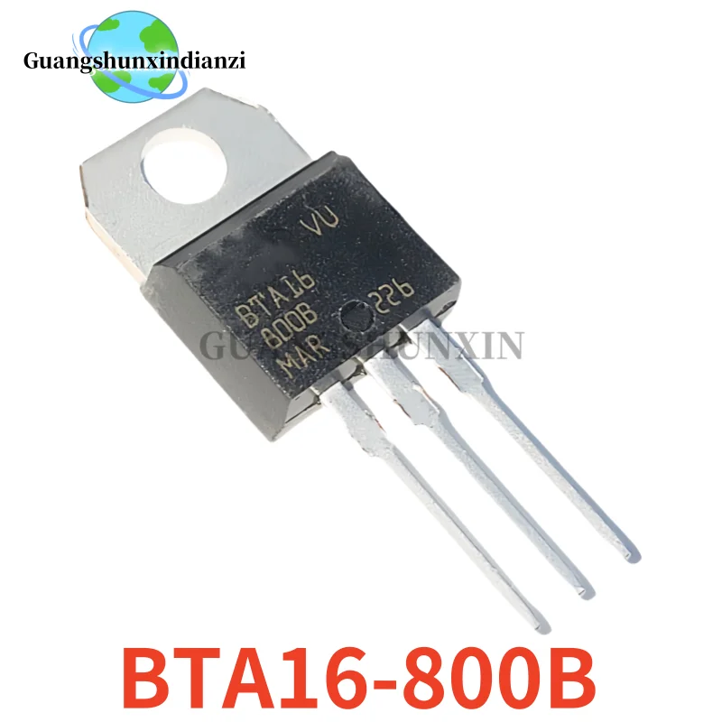 10-20-30PCS Brand New BTA16-800B BTA16800B BTA16800 BTA16 800B TO-220 800V 16A Bidirectional thyristor In Stock