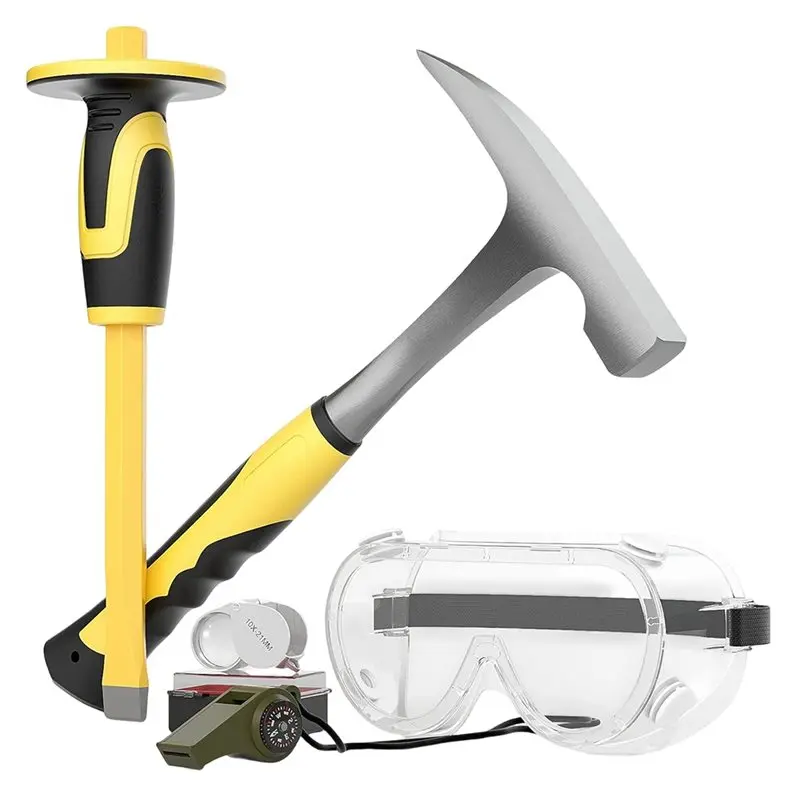 ndin-5-pcs-set-kit-di-attrezzature-per-geologia-32-oz-martello-da-roccia-con-scalpello-occhiali-di-sicurezza-e-fischietto