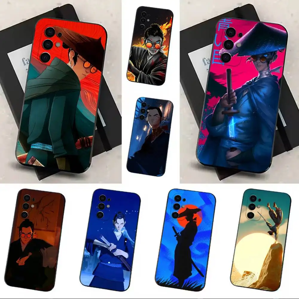 Anime-B-Blue Eye Samurai-BES  Phone Case Soft Black Case For Samsung S24,S30,S21,S23,S22,S20,Ultra,S25,Plus