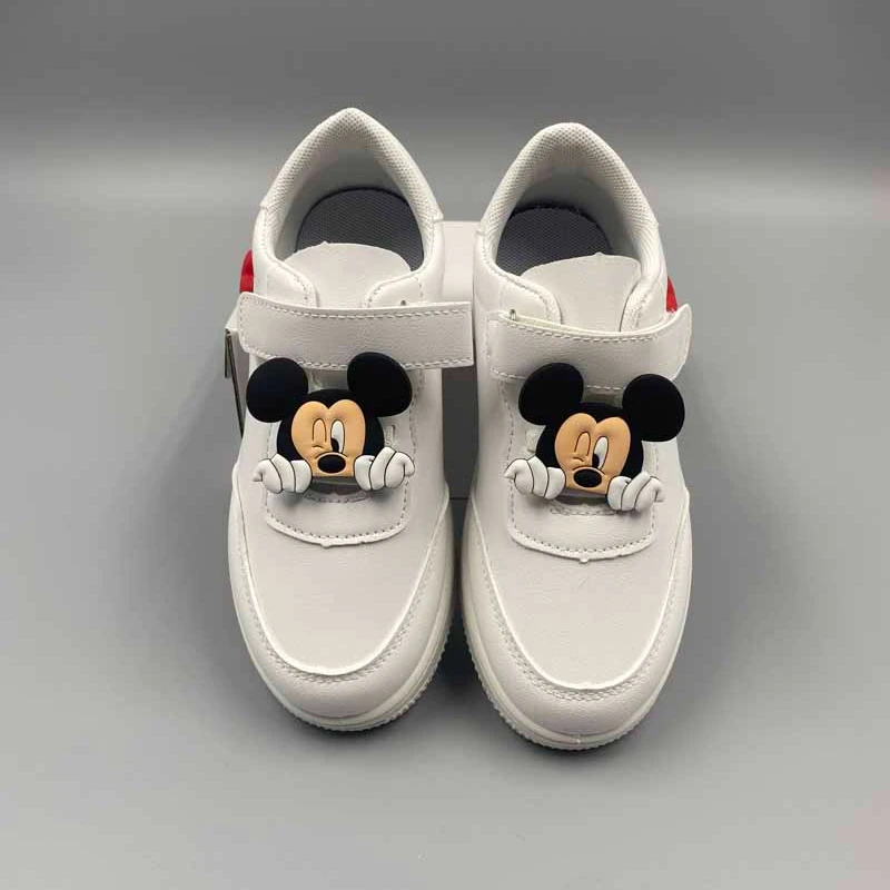 Children\'s Sneakers Cute Mickey Minnie Cartoon Casual Shoes for Boys and Girls Anti-slip Outdoor Shoes Kids Sport Shoes Disney