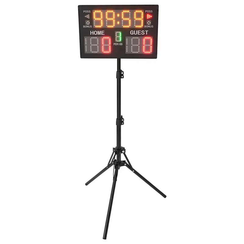 Dashboard For Indoor And Outdoor Games LED Dashboard Portable Electronic Digital Dashboard With Timer Baseball Clock
