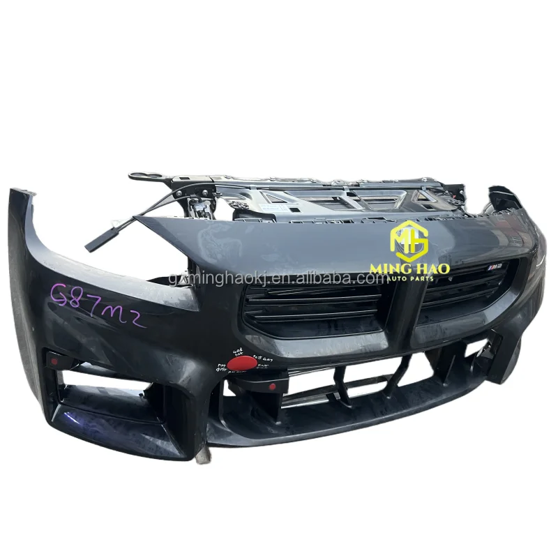 2021-2024 for M2 G87 Car Front Nose Kit High Quality Plastic Sport Bumper Radiator Gessen Hood Fender Condition Model M