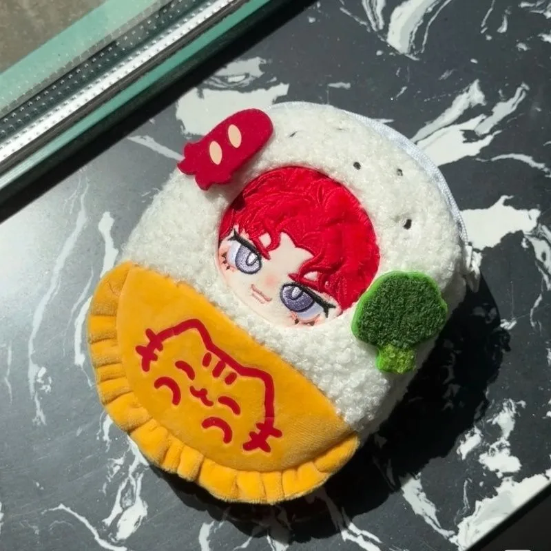 10cm Anime atributos Kakyoin Kawaii Cosplay muñeca de algodón suave estrella de mar cuerpo dibujos animados Mini llavero figuras de juguete Fans decoración regalos