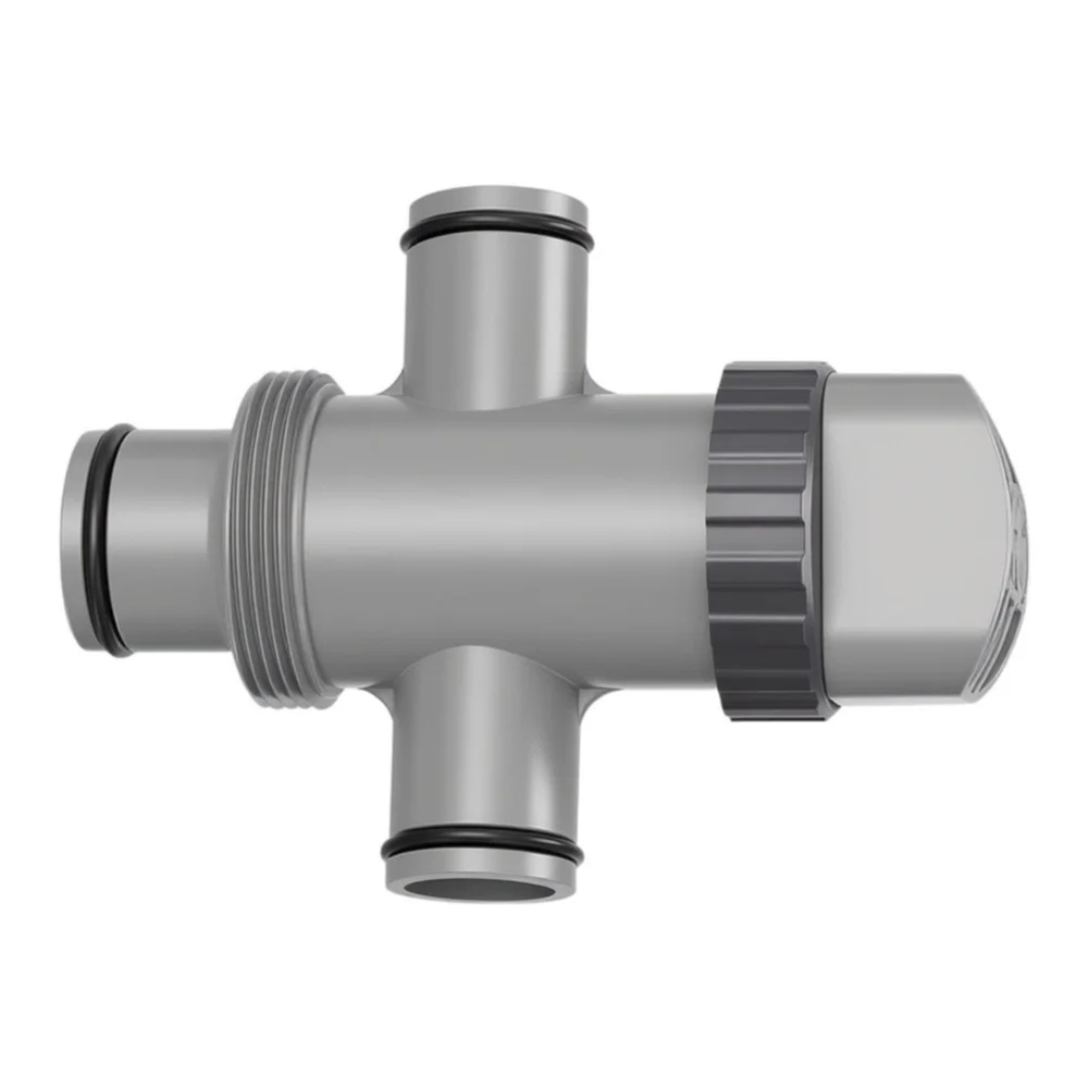 For Pool Maintenance Swimming Pool Valve Dual Separation Valve Dual Separation Valve Replacement Grey Easy Installation Design
