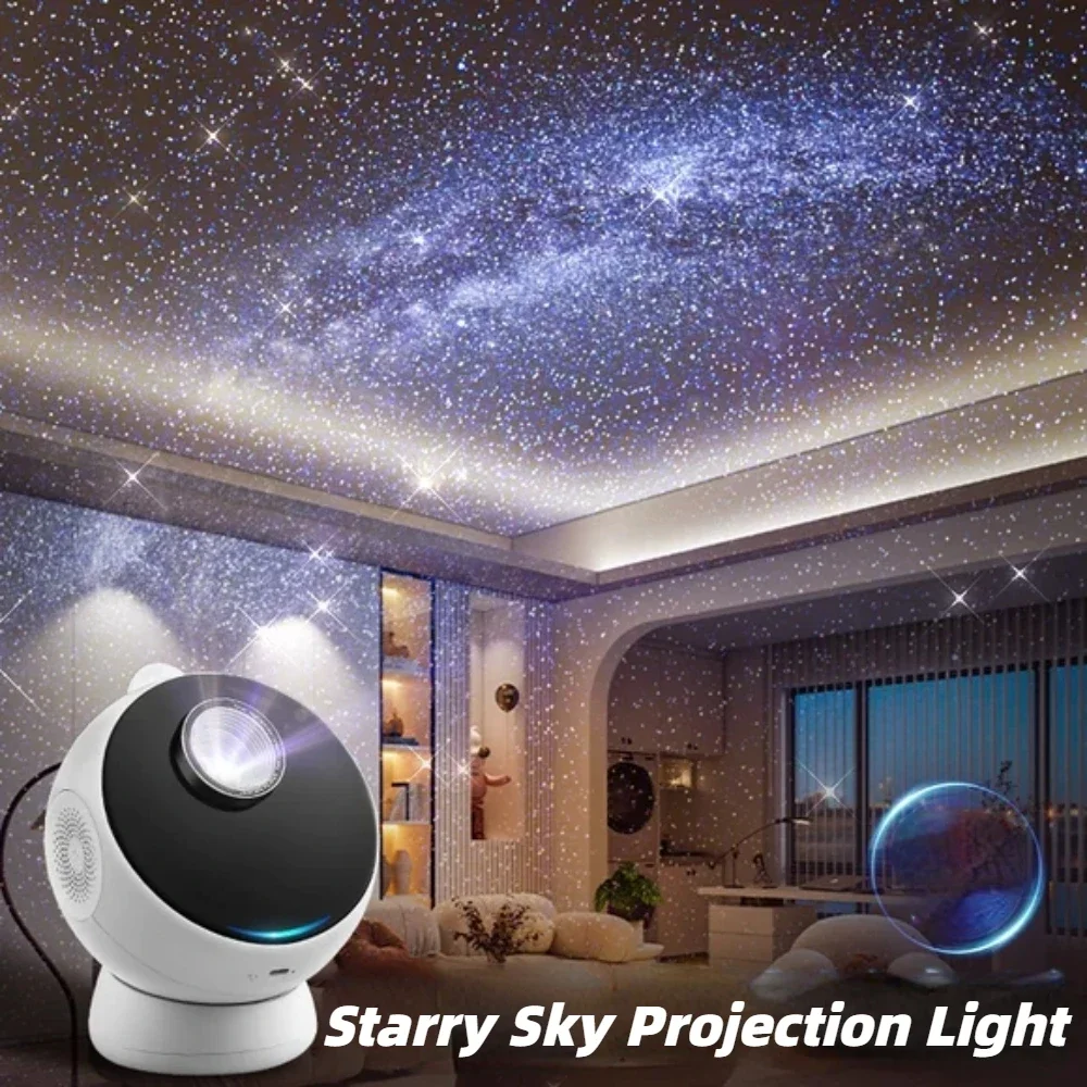 Ultra Clear Starry Sky Projector 12 in 1 Galaxy Projector Night Light Charging Bluetooth Speaker Children Gifts Bedroom Decor