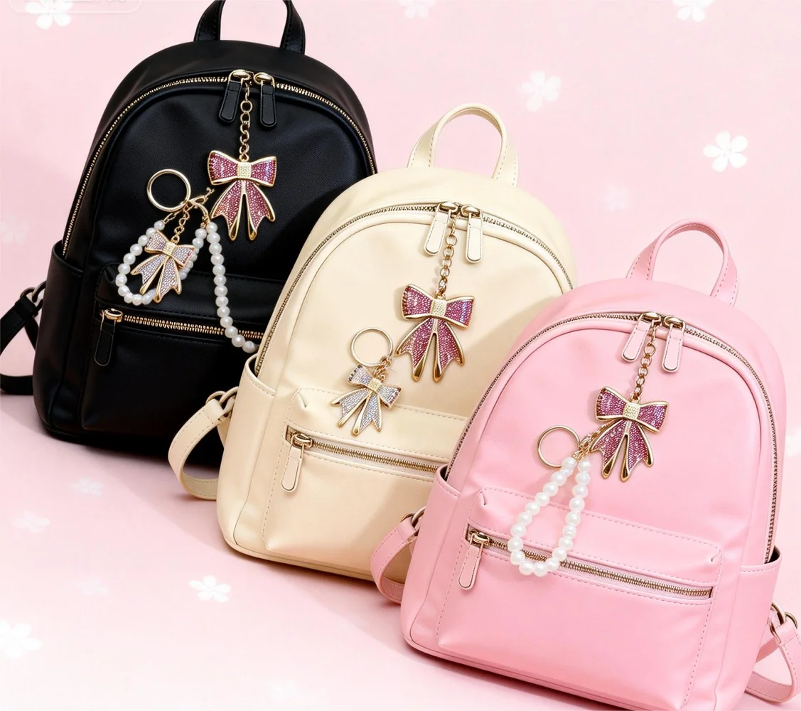 

Hanging Diamonds Sweet Cute Accessor Accessories Keyring Shining DIY Sweet Exquisite Keychain Decoration Affordable Luxury