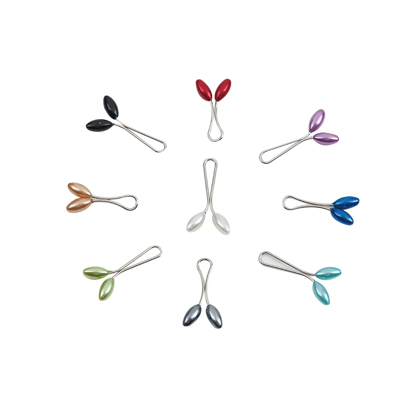 Headscarf Shawl Scarf  Anti Slip Brooch Lady Muslim Fixed Pins Scarf Hijab Clips Pearl Stylish Brooch for Women Jewelry SP35