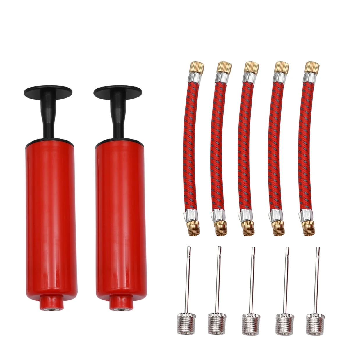 

12 Pcs Inflatable Needle Extension Tube Ball Air Pump Inflator Basketball Inflating Inflation Hand