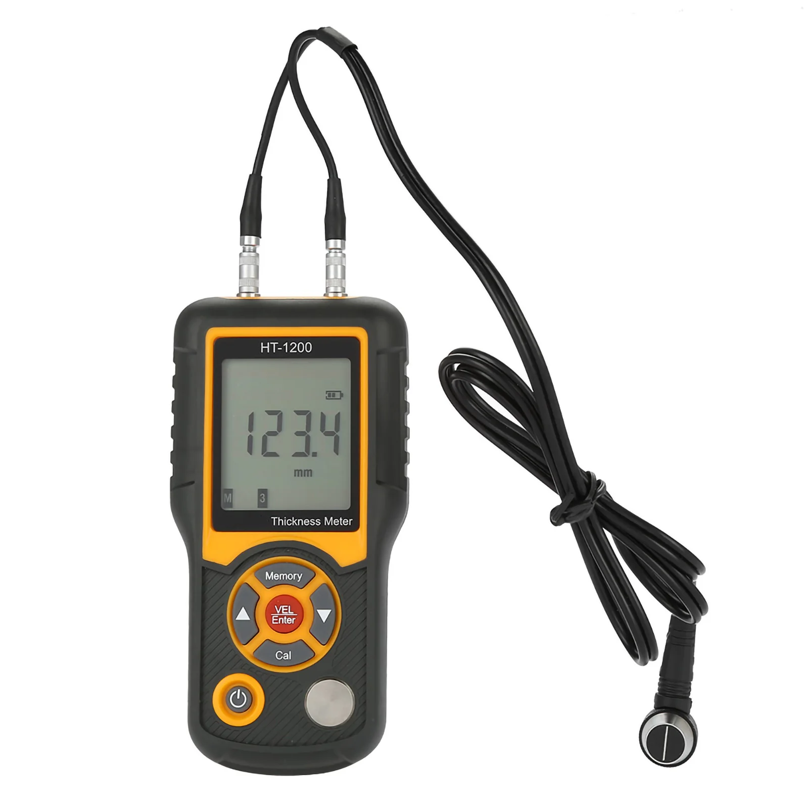 HT ‐ 1200 الرقمية LCD مقياس السماكة بالموجات فوق الصوتية تستر أداة قياس 2 ‐ 300 مللي متر المدى قياس سمك بالموجات فوق الصوتية