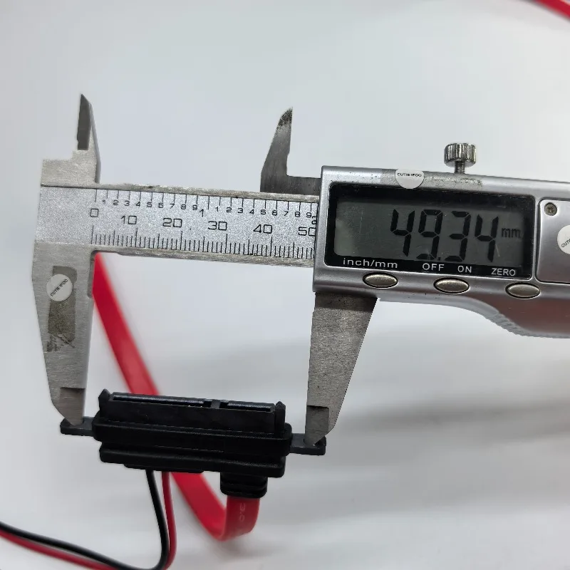 2-in-1 7Pin SATA DATA + 2Pin FDD Floppy Power Combo 7+15 Pin  22P  Conjoint CD/DVD HD Cable