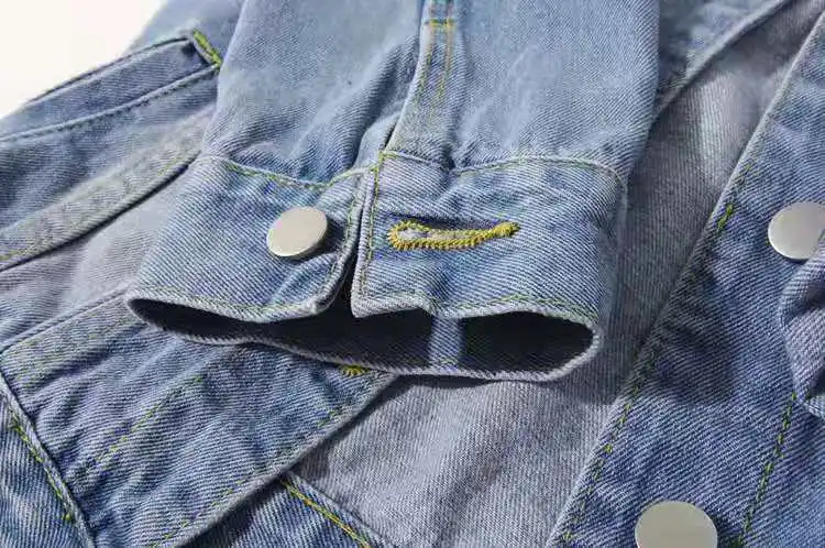 Women Denim Jacket Spring Autumn Short Coat Pink Jean Jackets Casual Tops Purple Yellow Purple Blue Loose Tops Lady Outerwear 32 S7ee5c97ae8f442ef81d414ccf422f6ea1
