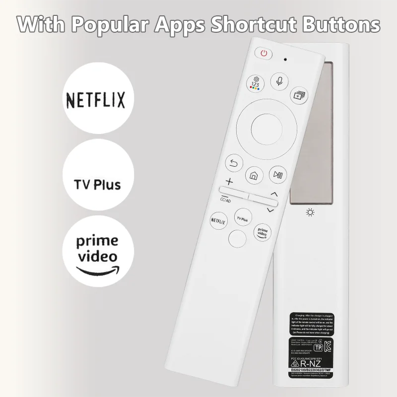 BN59-01391A لاستبدال جهاز التحكم عن بعد الصوتي الشمسي Samsung مع أزرار NETFLIX TV Plus primevideo، لتلفزيون إطار Samsung #6