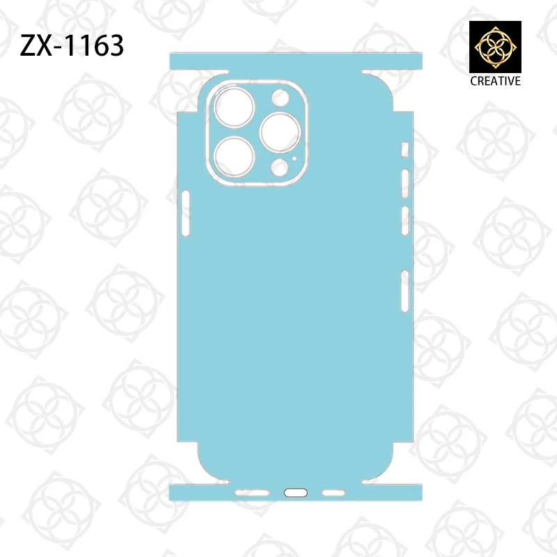 Full Coverage Pain Color Phone Stickers Film For iPhone16 15 13 14 Pro Max 3M Back Skins Sticker For iPhone13 Mini Cover Film