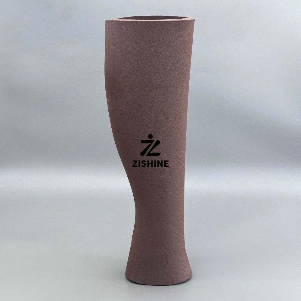 Dark Brown Prosthetic Calf Foam Filler Cosmetic Leg Cover Sponge Padding Amputee Accessories Leg Corrector S M L