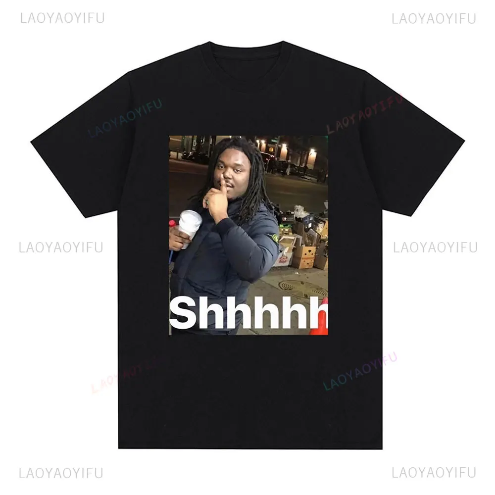 Lucki Printed T-shirt Graphique Shhhhh Slayworld Opium Twizzy Rich KanKan Man Women Clothing Oversized T Shirt  Breathable