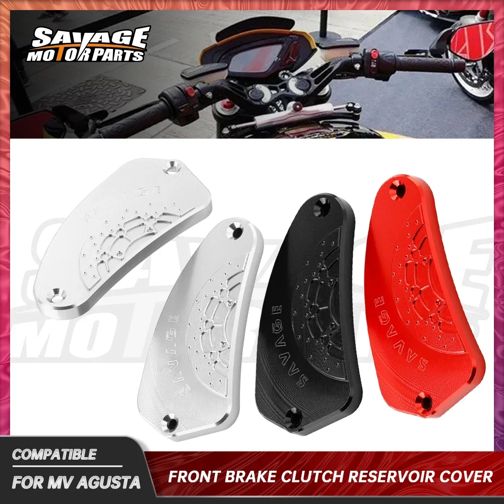 Motorcycle Front Brake Clutch Reservoir Cover For MV Agusta Brutale 800 750 910 920 989R 990R 1078 1090 RR F4 312 Oil Fluid Caps
